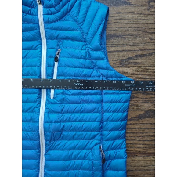 L.L. Bean Downtek Goose Down Pertex Quantum Puffer Vest Blue Women's Size M Reg - Picture 9 of 11